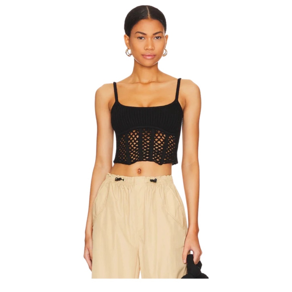 LPA Macrae Crotchet Corset Top